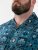 D555 Hawkins Printed Cuban Collar Resort Short Sleeve Shirt Teal - Skjortor - Stora skjortor - 2XL-8XL