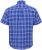 North Latitude 51145 Checked Short Sleeve Shirt Cobolt Blue - Kortärmade skjortor - Kortärmade Skjortor Stora Storlekar