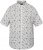 North Latitude 61111 Kortärmad Linneskjorta med Print Vit - Skjortor - Stora skjortor - 2XL-8XL