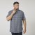 North Latitude 61114 All-Over Print Jerseypiké Marinblå - Skjortor - Stora skjortor - 2XL-8XL