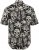 JP1880 Skull Pattern Jersey Short Sleeve Shirt Black - Skjortor - Stora skjortor - 2XL-8XL