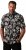 JP1880 Skull Pattern Jersey Short Sleeve Shirt Black - Skjortor - Stora skjortor - 2XL-8XL