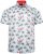 Kam Jeans 6067 Flamingo and Palm Tree Short Sleeve Shirt Blue - Skjortor - Stora skjortor - 2XL-8XL