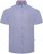 Kam Jeans 6340 Linen Mix Short Sleeve Shirt Blue - Skjortor - Stora skjortor - 2XL-8XL