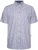 Kam Jeans 6345 Jewel Pattern Short Sleeve Shirt Blue - Skjortor - Stora skjortor - 2XL-8XL