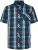 Kam Jeans 6380 Casual Checked Short Sleeve Shirt Navy - Kortärmade skjortor - Kortärmade Skjortor Stora Storlekar