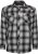 Kam Jeans 6352 Western Twin Pocket Long Sleeve Shirt Charcoal - Skjortor - Stora skjortor - 2XL-8XL