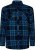Kam Jeans 6353 Western Check Shirt Navy - Skjortor - Stora skjortor - 2XL-8XL