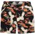JP1880 Bermuda Shorts Floral All-over Print Black - Shorts - Stora shorts W40-W60