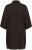 Kaffe Curve Mille Short Shirt Dress Black Coffee Brown - Miniklänningar - 