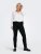 Only Carmakoma Thunder Life Skinny Fit Jeans Black - Skinny fit - 