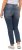 Ulla Popken Distressed Stretch Fit Sarah Jeans Blue Denim - Jeans & Byxor i Stora Storlekar – Plus Size - 