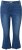 Ulla Popken Cropped Flared Eyelet Jeans Denim Blue - Jeans & Byxor i Stora Storlekar – Plus Size - 