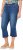 Ulla Popken Cropped Flared Eyelet Jeans Denim Blue - Jeans & Byxor i Stora Storlekar – Plus Size - 