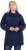 Ulla Popken Space Yarn Oversized Turtleneck Sweater Blue - Collegetröjor & hoodies - 