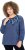 Ulla Popken Sequined Neck Long Sleeve Sweatshirt Ink Blue - Collegetröjor & hoodies - 