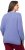 Ulla Popken Long Sleeve Knit Mountain Range Sweater Bright Purple - Collegetröjor & hoodies - 
