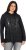 Ulla Popken Sequined Knit Long Sleeve Hoodie Black - Collegetröjor & hoodies - 