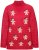 Ulla Popken Gingerbread Men Sweater Salsa Red - Collegetröjor & hoodies - 