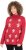 Ulla Popken Gingerbread Men Sweater Salsa Red - Collegetröjor & hoodies - 