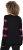 Ulla Popken Heart Print Long Sleeve V-Neck Sweater Black - Collegetröjor & hoodies - 