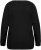 Ulla Popken Casual V-Neck Long Sleeve Sweater Black - Collegetröjor & hoodies - 