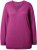 Ulla Popken Casual V-Neck Long Sleeve Sweater Berry - Collegetröjor & hoodies - 