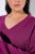 Ulla Popken Soft Fine Knit Pullover V-Neck Sweatshirt Dark Lilac - Collegetröjor & hoodies - Mjuka tröjor och hoodies i stora storlekar