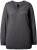 Ulla Popken Casual V-Neck Long Sleeve Sweater Charcoal Grey Melange - Collegetröjor & hoodies - 