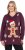 Ulla Popken Gingerbread Man Christmas Sweater Dark Wine Red - Collegetröjor & hoodies - 