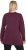Ulla Popken Gingerbread Man Christmas Sweater Dark Wine Red - Collegetröjor & hoodies - 