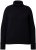 Ulla Popken Turtleneck Sweater with Ribbed Inserts Black - Collegetröjor & hoodies - 