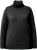 Ulla Popken Turtleneck Ribbed Trim Long Sleeve Sweater Black - Collegetröjor & hoodies - 