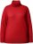 Ulla Popken Turtleneck Ribbed Trim Long Sleeve Sweater Salsa Red - Collegetröjor & hoodies - 