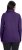 Ulla Popken Turtleneck Ribbed Trim Long Sleeve Sweater Deep Violet - Collegetröjor & hoodies - 