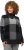 Ulla Popken Grand Check Long Sleeve Sweater Charcoal Grey Melange - Collegetröjor & hoodies - 