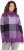 Ulla Popken Grand Check Long Sleeve Sweater Violet - Collegetröjor & hoodies - 