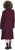 Ulla Popken Long Turtleneck Duster Sweater Plum - Collegetröjor & hoodies - 