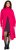 Ulla Popken Long Turtleneck Duster Sweater Red Pink - Collegetröjor & hoodies - 