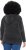 Ulla Popken Chenille Knit Hoodie Graphite Grey - Collegetröjor & hoodies - 