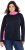 Ulla Popken Color Block Long Sleeve Sweater Ink Blue - Collegetröjor & hoodies - 