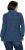 Ulla Popken Two-Tone Mixed Knit Troyer Collar Sweater Navy - Collegetröjor & hoodies - 