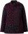 Ulla Popken Leopard Print Scarf Sweater Dark Ruby - Collegetröjor & hoodies - 