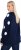 Ulla Popken Fluffy Polka Dot Sweater Ink Blue - Collegetröjor & hoodies - 