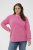 Kaffe Curve Sus Sweatshirt Pink Power - Collegetröjor - 