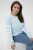 Kaffe Curve Mila Sweatshirt Nantucket Breeze Blue - Collegetröjor - 