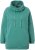 Ulla Popken Drawstring Collar Long Sleeve Sweatshirt Green - Collegetröjor & hoodies - 