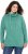 Ulla Popken Drawstring Collar Long Sleeve Sweatshirt Green - Collegetröjor & hoodies - 