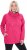 Ulla Popken Drawstring Collar Long Sleeve Sweatshirt Magenta Pink - Collegetröjor & hoodies - 