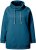 Ulla Popken Drawstring Collar Long Sleeve Sweatshirt Cerulean - Collegetröjor & hoodies - 